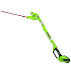 06505ct Greenworks Cordless Hedge Trimmer Pole Battery Steel Blade Yard Home Garden Tools 24 Green 745742706505