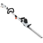 600w 15-207 Vonhaus Electric Long Reach Telescopic Pole Hedge Trimmer With Blade