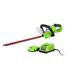2202302 Greenworks Hedge Trimmer New 841821023980