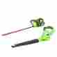 22352-bndl Greenworks 40v Li-ion 24 Hedge Trimmer Blower Combo Kit New