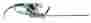 58190 Earthwise Electric Hedge Trimmer Corded Power Garden Tool Rotating Head Fiberglass Pole 701649458190