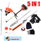 723044289261 Unbranded Petrol Hedge Trimmer Chainsaw Brush Cutter Pole