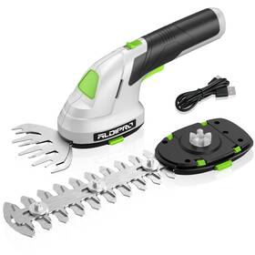 Ad-72ht Aldipro 2-in-1 Cordless Hedge Trimmer And Grass Shears 7.2v Handheld Small Electric B
