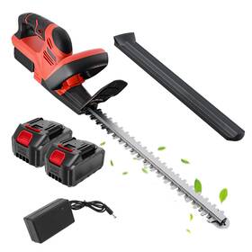 Also Go Hg0259-2 22 Cordless Hedge Trimmer 21v Electric Shrub Bush Cordles