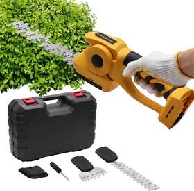 Zz-tl198-01 Anderlax Cordless Hedge Trimmer For Dewalt 20v Max Battery No - Yeloow