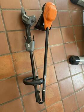 274592 Atlas Working 40v 15 Inch String Trimmer Weedeater Baretool