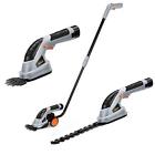 B010tcy3yc Vonhaus Cordless Hedge Trimmer Grass Shears Handheld Wheeled 689817291018