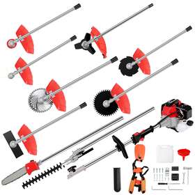 166392-bestiveparts Bestiveparts 5 In 1 52 Cc Petrol Hedge Trimmer Chainsaw Grass Outdoor Tools