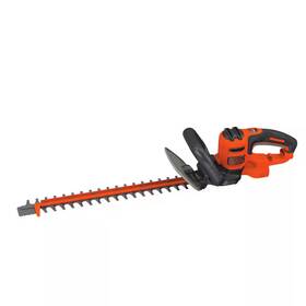 Black Decker 726084602946 20 Inch 3.8 Amp Corded Dual Action Electric Hedge Trimmer With Saw Blade Tip