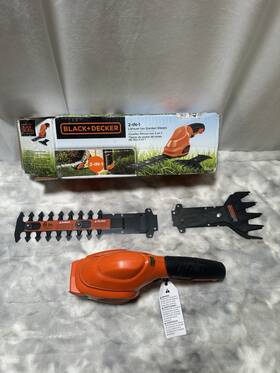 G130976-1 Black Decker New And 2-in-1 Lithium Ion Garden Shears Gsl35 No Charger