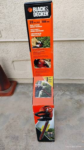 Mm508 Black Decker Dual Action Hedge Trimmer 20-inch Corded -