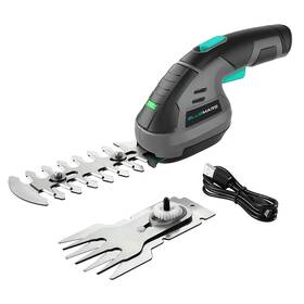 Bluemars Bm-gt5001 8v 2-in-1 Cordless Hedge Trimmer And Grass Shear With 2000mah Lithium-ion Battery