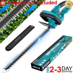 59656 Branded Cordless Hedge Trimmer For 18v Makita Battery Electric Bush 22 Inche