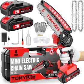 Ty-601 Branded Electric 6 Inch Mini Small Cordless Battery Powered Handheld Chainsaw With