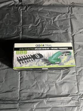 Ct-trmmr-g2 Cedar Trail 2-in-1 Electric Grass Shear Hedge Trimmer 1100 Rpm/5 Hrs Lightweight