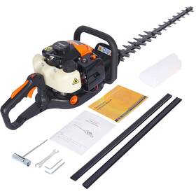 W46540406 Chongyttuo 24 Inch Cycle Gas Powered Hedge Trimmer Double Sided Blade Recoil Gasoline Trim Blad