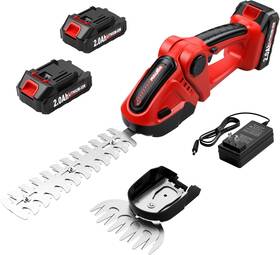 Fht101-002a Corp Cordless Hedge Trimmer And Grass Shears 2-in-1 Electric Shrub Trimmer/grass Trimm