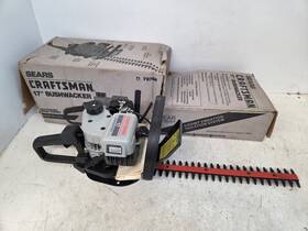 79766 Craftsman Vintage Nos 1990 Sears Gas Powered Hedge Trimmer 17 Inch Bushwacker