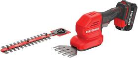 Cmcss8 Craftsman 885911719506 V20 Cordless Handheld Grass Trimmer And Mini Hedge Kit