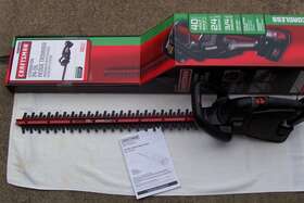 Cmcht98022 Craftsman 40v Max Lithium-ion 24 Inch Cordless Hedge Trimmer With Manual New