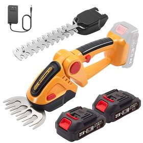 Dux617 Creddux Cordless Hedge Trimmer 2-in-1 Handheld Electric Trimmer/grass Shears F