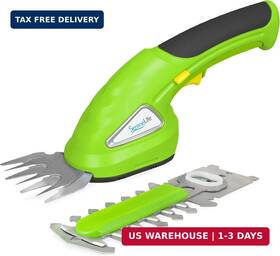 Dana Trading 068888042116 Pyle Cordless Handheld Grass Cutter Shears Portable Lightweight Electric Hedge