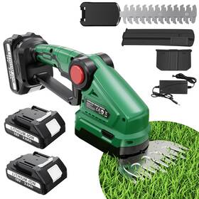 Ag-llj001 Dejunpiool Hedge Trimmer Cordless With Battery And Charger 2-in-1 Electric Grass Trimme