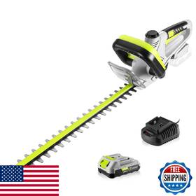 Dekopro B0dt8zghrl 20v Cordless Hedge Trimmer 20 Inch Blade Electric Bush Shrub Trim