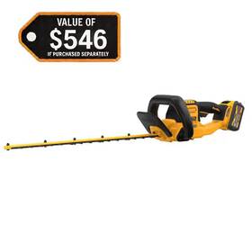 Dewalt 744759070845 Flexvolt 60v Max 26 Inch Brushless Cordless Battery Powered Hedge Trimmer Kit Wit