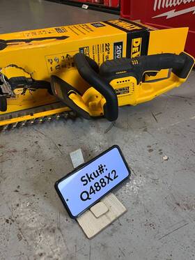 Dcht821b Dewalt Used 20v 22 Inch Cordless Hedge Trimmer Tool Only Q488x2