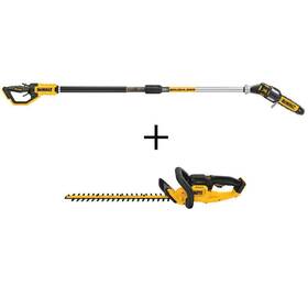 Dcps620bwht820b Dewalt Cordless Battery Powered Pole Saw 20v Hedge Trimmer Tools Only