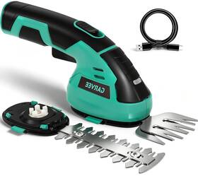 Dexso 820559062157 Cordless Grass Trimmer Hedge Shears/grass Cutter 2 In 1 Handheld 7.2v Electri