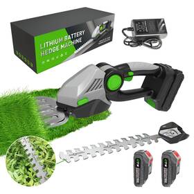 Mxj-1 Drosoking -mxj-1 Cordless Hedge Trimmer 2 In 1 Handheld Electric Grass Gras