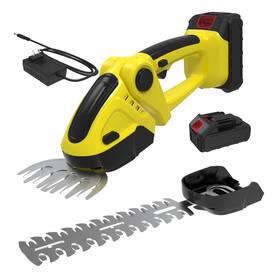 21v-llj-cs Dwelspire 2dc #uspc 24v Cordless Electric Hedge Trimmer 2 In 1 Handheld Grass And Shears W