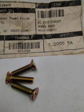 90021205020 Echo 90012105020 3 Hedge Trimmer Screw For 90092 Hca Cutting Head Assembly