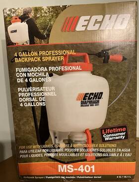 Ms-401 Echo 4 Gallon Backpack Sprayer-new