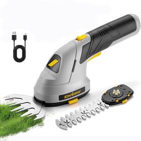 Enventor Evht01 Cordless Hedge Trimmer And Grass Shear 7.4v 2000mah Lithium-ion Rechargeable