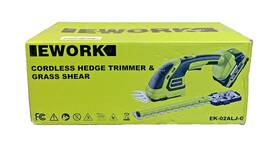 Ek-02alj-g Ework Cordless Hedge Trimmer And Grass Shear