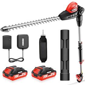 Ek-dpt41a-2mr Ework 20v Cordless Pole Hedge Trimmer With 2 Batteries And Charger 18-inch Blade P Ek-dpt41a-2mr Ework 20v Cordless Pole Hedge Trimmer With 2 Batteries And Charger 18-inch Blade P