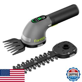 Fanttik B0gd64b52q Z10 Pro Cordless Hedge Trimmer 6 Inch Shrubber 3.5 Grass Shear Dual-speed
