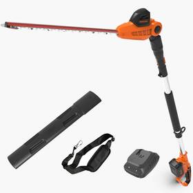 Cycpht01-450 Garcare Pole Hedge Trimmer Cordless-hedge Clippers 20v 4.0ah Li-ion Battery Electric