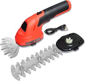 Gardentrax 848339080504 Cordless Grass Shear And Shrubbery Trimmer 2 In 1 Handheld Electric