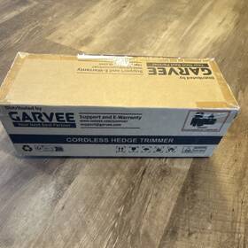 Ppgl-hax37 Garvee Cordless Hedge Trimmer With Battery And Charger Black Blue