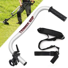 Giiliy Gweh1001 Universal Grip Weed Eater Handle With Shoulder Strap 16.1 In White
