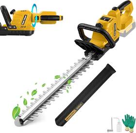 Givilo 705353800856 Electric Hedge Trimmer Cordless Compatible With Dewalt 20v Max Battery 20-inch