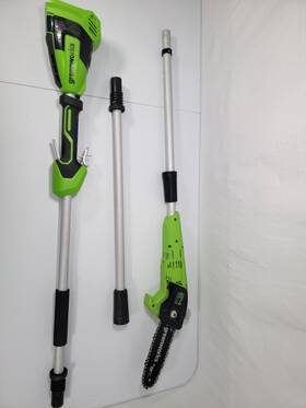 1402102 Greenworks 24v 8 Inch Cordless Polesaw Tool Only No Battery