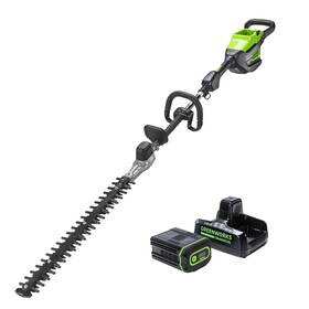 2306902 Greenworks 82v Gen Ii 24 Inch Pole Hedge Trimmer Kit With 2.5ah Battery And Dual Port