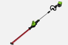 Greenworks 841821084578 60v 20 Inch Brushless Cordless Battery Power Pole Hedge Trimmer Tool Only