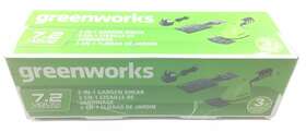 Gwa0260514 Greenworks 2 In 1 Garden Shear Hedge Trimmer Electric Cordless Tool Handheld New