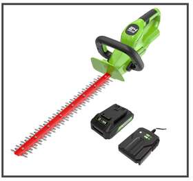 Ht24b1515 Greenworks 24v 22-in Battery Hedge Trimmer 1.5 Ah And Charger Included